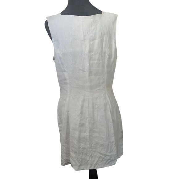 Vintage John Michael Classy Linen Dress, Size 12 - Picture 5 of 5